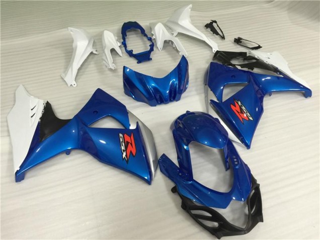 Loja Abs Kit Carenagem & Plásticos Moto Suzuki GSXR 1000 17-23 - Azul Branco Loja Abs Kit Carenagem & Plásticos Moto Suzuki GSXR 1000 17-23 - Azul Branco