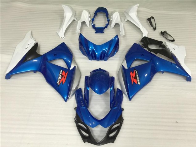 Loja Abs Kit Carenagem & Plásticos Moto Suzuki GSXR 1000 17-23 - Azul Branco Loja Abs Kit Carenagem & Plásticos Moto Suzuki GSXR 1000 17-23 - Azul Branco