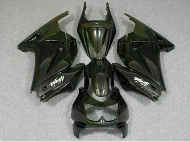 Loja Abs Kit Completos Carenagem Moto Kawasaki EX250 08-12 - Preto