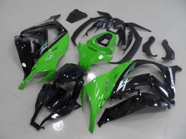 Loja Abs Kit Completos Carenagem Moto Kawasaki ZX10R 11-15 - Verde & Preto