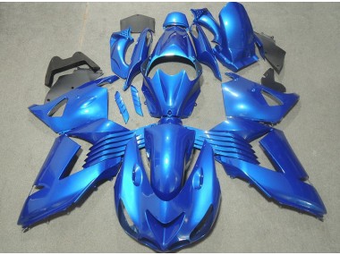 Loja Abs Kit Completos Carenagem Moto Kawasaki ZX14R ZZR 1400 06-11 - Azul
