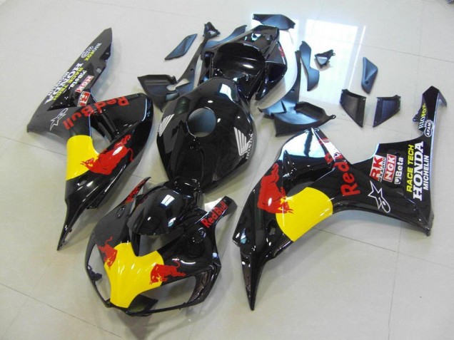 Loja Abs Kits Carenagem Moto Honda CBR 1000RR 06-07 - Preto Red Bull Loja Abs Kits Carenagem Moto Honda CBR 1000RR 06-07 - Preto Red Bull
