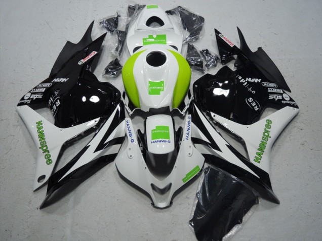 Loja Abs Kits Carenagem Moto Honda CBR 600RR 09-12 - Preto Branco Verde Hannspree Loja Abs Kits Carenagem Moto Honda CBR 600RR 09-12 - Preto Branco Verde Hannspree