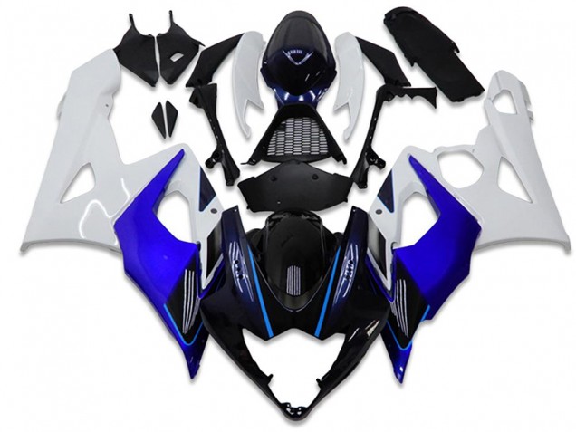 Loja Abs Kits Carenagem Moto Suzuki GSXR 1000 K5 05-06 - Azul Branco Loja Abs Kits Carenagem Moto Suzuki GSXR 1000 K5 05-06 - Azul Branco