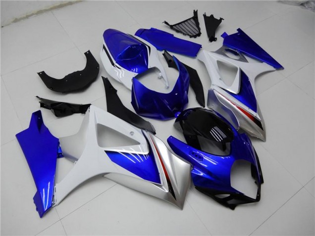 Loja Abs Kits Carenagem Moto Suzuki GSXR 1000 K7 07-08 - Azul Branco Loja Abs Kits Carenagem Moto Suzuki GSXR 1000 K7 07-08 - Azul Branco