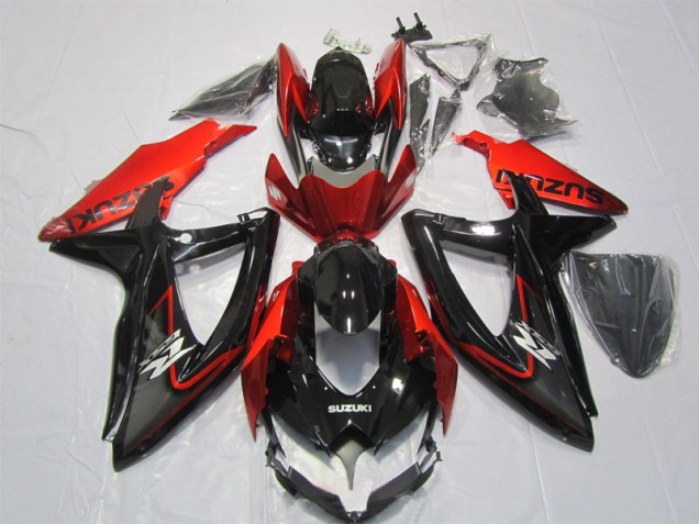 Loja Abs Kits Carenagem Moto Suzuki GSXR 1000 K7 07-08 - Preto Vermelho Loja Abs Kits Carenagem Moto Suzuki GSXR 1000 K7 07-08 - Preto Vermelho