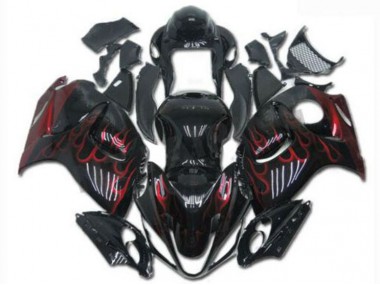 Loja Abs Kits Carenagem Moto Suzuki GSXR 1300 Hayabusa 08-19 - Preto Vermelho