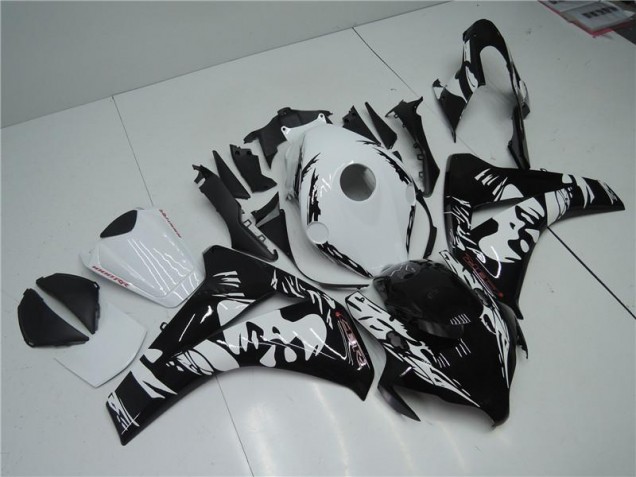Loja Abs Kits Completos Carenagem Moto Honda CBR 1000RR 08-11 - Preto Branco Loja Abs Kits Completos Carenagem Moto Honda CBR 1000RR 08-11 - Preto Branco