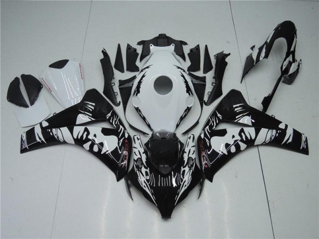 Loja Abs Kits Completos Carenagem Moto Honda CBR 1000RR 08-11 - Preto Branco Loja Abs Kits Completos Carenagem Moto Honda CBR 1000RR 08-11 - Preto Branco