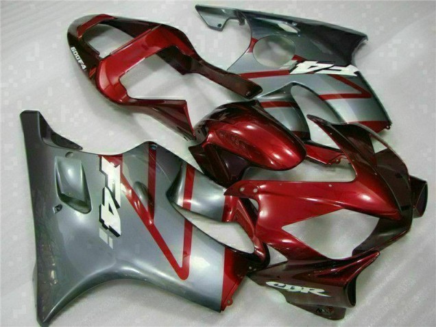 Loja Abs Kits Completos Carenagem Moto Honda CBR 600 F4i 01-03 - Vermelho Prata Loja Abs Kits Completos Carenagem Moto Honda CBR 600 F4i 01-03 - Vermelho Prata