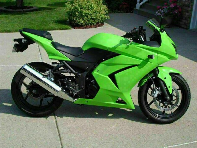 Loja Abs Kits Completos Carenagem Moto Kawasaki EX250 08-12 - Verde Loja Abs Kits Completos Carenagem Moto Kawasaki EX250 08-12 - Verde