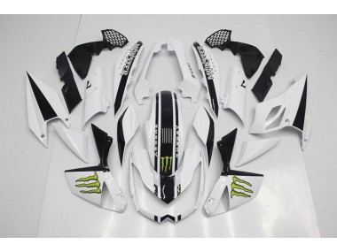 Loja Abs Kits Completos Carenagem Moto Kawasaki Z1000 07-09 - Branco