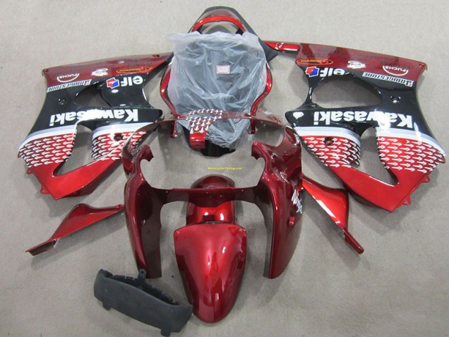Loja Abs Kits Completos Carenagem Moto Kawasaki ZX6R 00-02 - Vermelho Loja Abs Kits Completos Carenagem Moto Kawasaki ZX6R 00-02 - Vermelho