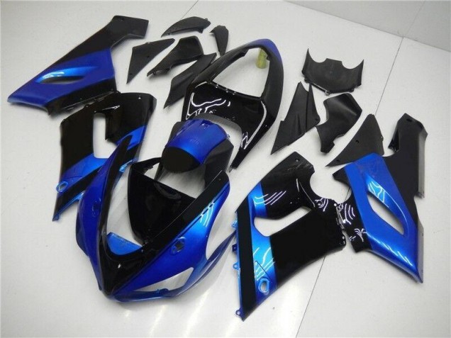 Loja Abs Kits Completos Carenagem Moto Kawasaki ZX6R 05-06 - Azul Preto Loja Abs Kits Completos Carenagem Moto Kawasaki ZX6R 05-06 - Azul Preto