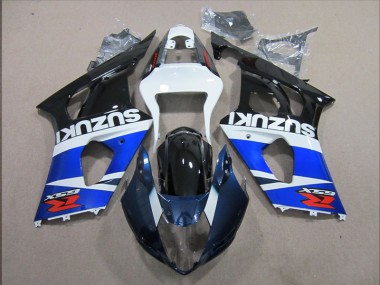 Loja Abs Kits Completos Carenagem Moto Suzuki GSXR 1000 K3 03-04 - Azul Branco Decalque