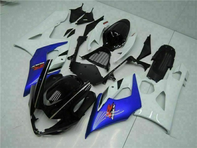 Loja Abs Kits Completos Carenagem Moto Suzuki GSXR 1000 K5 05-06 - Azul Branco Loja Abs Kits Completos Carenagem Moto Suzuki GSXR 1000 K5 05-06 - Azul Branco