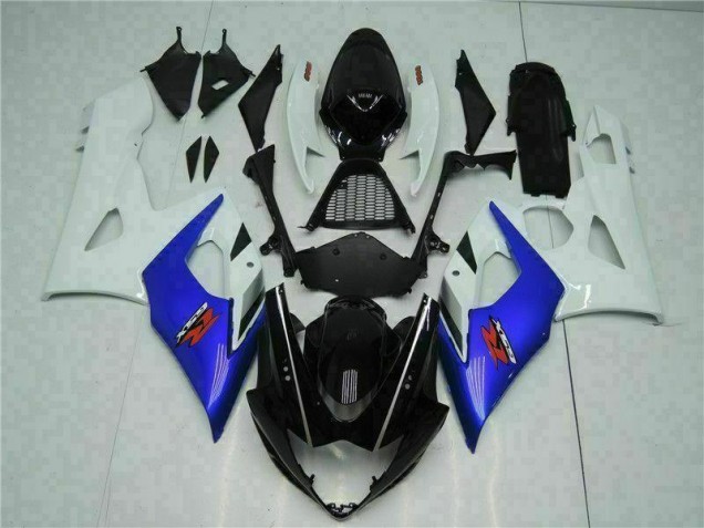 Loja Abs Kits Completos Carenagem Moto Suzuki GSXR 1000 K5 05-06 - Azul Branco Loja Abs Kits Completos Carenagem Moto Suzuki GSXR 1000 K5 05-06 - Azul Branco