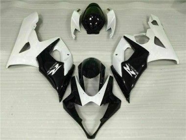 Loja Abs Kits Completos Carenagem Moto Suzuki GSXR 1000 K5 05-06 - Branco Preto