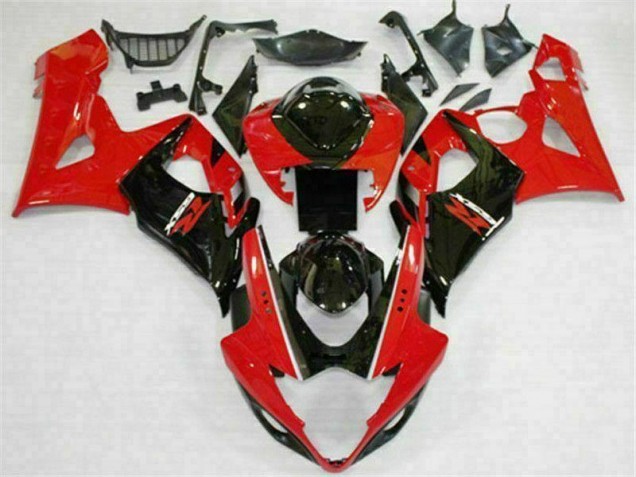 Loja Abs Kits Completos Carenagem Moto Suzuki GSXR 1000 K5 05-06 - Vermelho Preto Loja Abs Kits Completos Carenagem Moto Suzuki GSXR 1000 K5 05-06 - Vermelho Preto