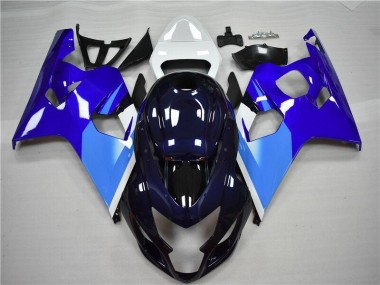 Loja Abs Kits Completos Carenagem Moto Suzuki GSXR 600 / 750 K4 04-05 - Azul Branco
