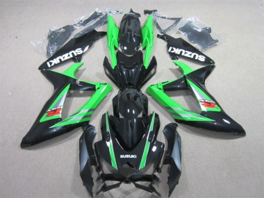 Loja Abs Kits Completos Carenagem Moto Suzuki GSXR 600 K6 06-07 - Preto Verde