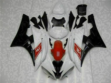 Loja Abs Kits Completos Carenagem Moto Yamaha R6 06-07 - Branco Preto