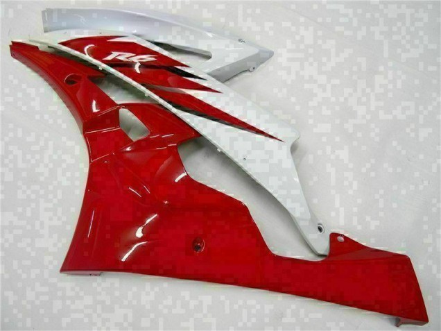 Loja Abs Kits Completos Carenagem Moto Yamaha R6 06-07 - Vermelho Branco Loja Abs Kits Completos Carenagem Moto Yamaha R6 06-07 - Vermelho Branco