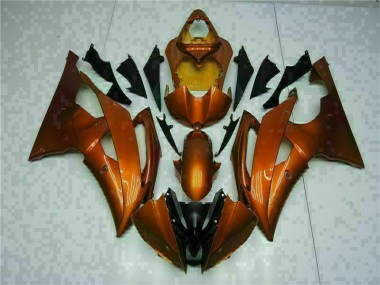 Loja Abs Kits Completos Carenagem Moto Yamaha R6 17-23 - Laranja