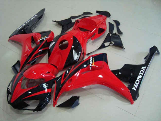 Loja Abs Moto Plástico Honda CBR 1000RR 06-07 - Vermelho Preto Loja Abs Moto Plástico Honda CBR 1000RR 06-07 - Vermelho Preto