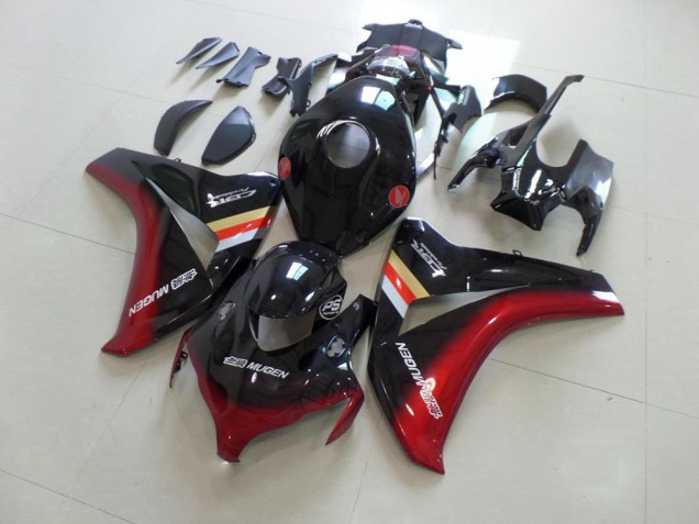 Loja Abs Moto Plástico Honda CBR 1000RR 08-11 - Preto Vermelho Mugen Loja Abs Moto Plástico Honda CBR 1000RR 08-11 - Preto Vermelho Mugen