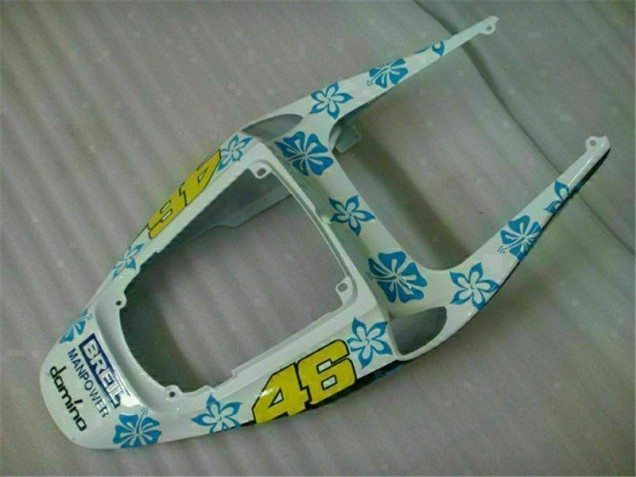 Loja Abs Moto Plástico Honda CBR 600RR 05-06 - Branco Azul Nastro Azzurro 46 Loja Abs Moto Plástico Honda CBR 600RR 05-06 - Branco Azul Nastro Azzurro 46