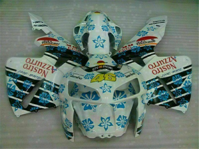 Loja Abs Moto Plástico Honda CBR 600RR 05-06 - Branco Azul Nastro Azzurro 46 Loja Abs Moto Plástico Honda CBR 600RR 05-06 - Branco Azul Nastro Azzurro 46