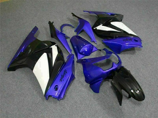 Loja Abs Moto Plástico Kawasaki EX250 08-12 - Azul Branco Preto Ninja Loja Abs Moto Plástico Kawasaki EX250 08-12 - Azul Branco Preto Ninja