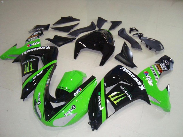 Loja Abs Moto Plástico Kawasaki ZX10R 06-07 - Verde Monster Loja Abs Moto Plástico Kawasaki ZX10R 06-07 - Verde Monster
