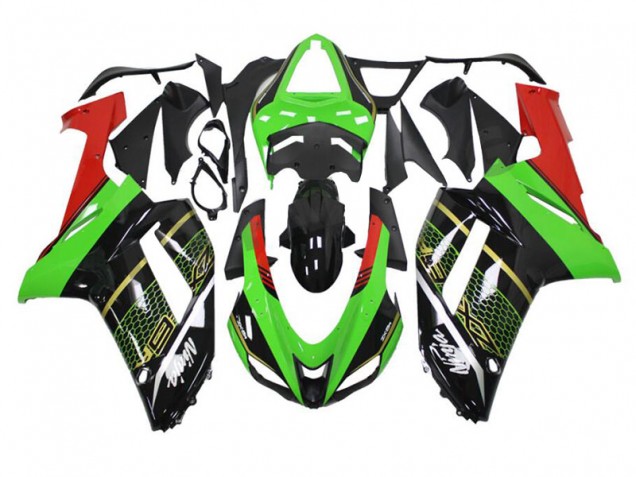 Loja Abs Moto Plástico Kawasaki ZX10R 08-10 - Verde Preto Loja Abs Moto Plástico Kawasaki ZX10R 08-10 - Verde Preto