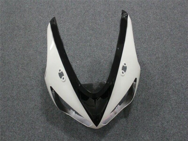 Loja Abs Moto Plástico Kawasaki ZX6R 05-06 - Preto Branco Loja Abs Moto Plástico Kawasaki ZX6R 05-06 - Preto Branco
