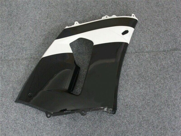 Loja Abs Moto Plástico Kawasaki ZX6R 05-06 - Preto Branco Loja Abs Moto Plástico Kawasaki ZX6R 05-06 - Preto Branco