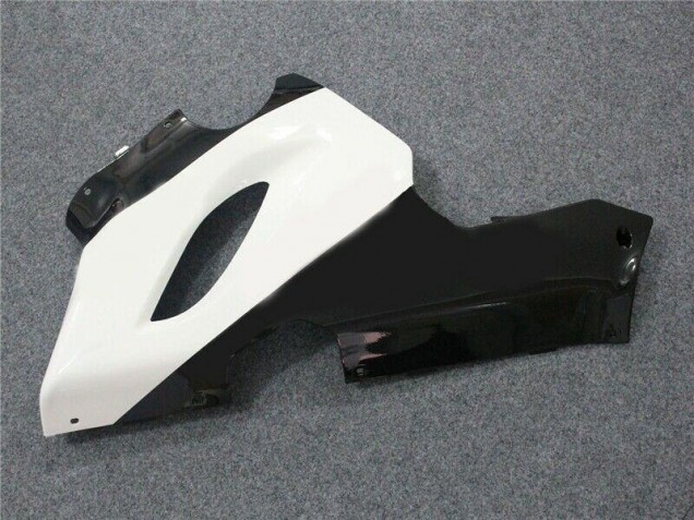 Loja Abs Moto Plástico Kawasaki ZX6R 05-06 - Preto Branco Loja Abs Moto Plástico Kawasaki ZX6R 05-06 - Preto Branco