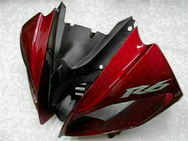 Loja Abs Moto Plástico Yamaha R6 08-16 - Vermelho Preto Loja Abs Moto Plástico Yamaha R6 08-16 - Vermelho Preto