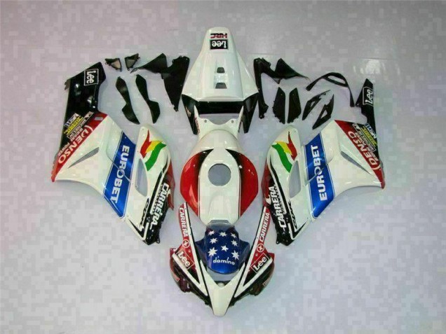 Loja Abs Moto Plásticos Honda CBR 1000RR 04-05 - Branco Vermelho