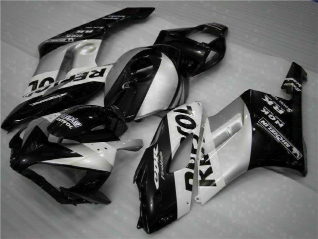 Loja Abs Moto Plásticos Honda CBR 1000RR 04-05 - Preto Prata Repsol Loja Abs Moto Plásticos Honda CBR 1000RR 04-05 - Preto Prata Repsol