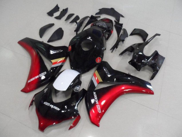 Loja Abs Moto Plásticos Honda CBR 1000RR 08-11 - Preto Vermelho Mugen