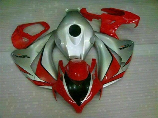Loja Abs Moto Plásticos Honda CBR 1000RR 08-11 - Vermelho Prata Loja Abs Moto Plásticos Honda CBR 1000RR 08-11 - Vermelho Prata