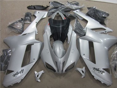 Loja Abs Moto Plásticos Kawasaki ZX6R 07-08 - Prata