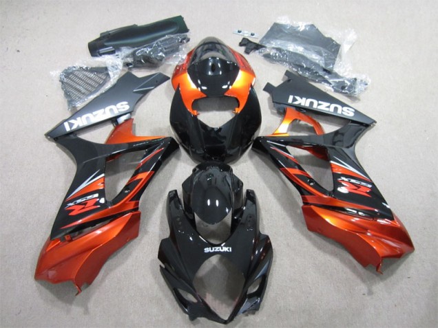 Loja Abs Moto Plásticos Suzuki GSXR 1000 K7 07-08 - Preto Laranja Loja Abs Moto Plásticos Suzuki GSXR 1000 K7 07-08 - Preto Laranja