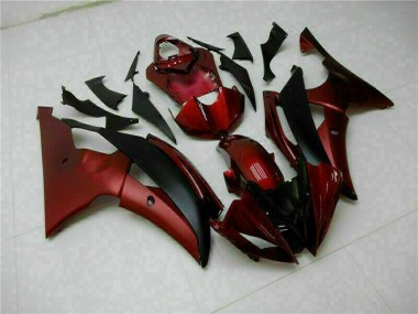 Loja Abs Moto Plásticos Yamaha R6 08-16 - Vermelho Preto