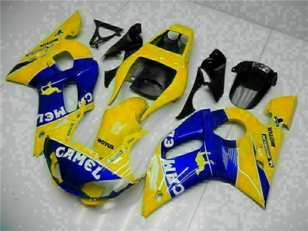 Loja Abs Moto Plásticos Yamaha R6 98-02 - Amarelo Azul Loja Abs Moto Plásticos Yamaha R6 98-02 - Amarelo Azul