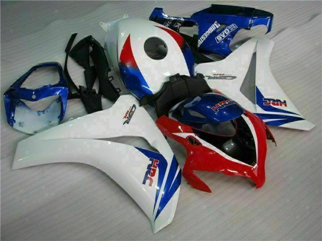 Loja Abs Motocicleta Plástico Honda CBR 1000RR 08-11 - Branco Azul Loja Abs Motocicleta Plástico Honda CBR 1000RR 08-11 - Branco Azul