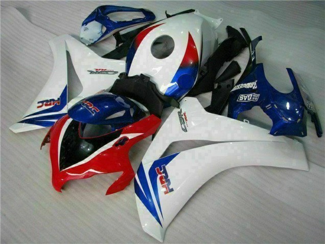 Loja Abs Motocicleta Plástico Honda CBR 1000RR 08-11 - Branco Azul Loja Abs Motocicleta Plástico Honda CBR 1000RR 08-11 - Branco Azul