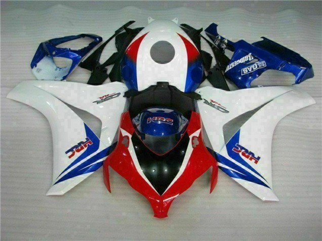 Loja Abs Motocicleta Plástico Honda CBR 1000RR 08-11 - Branco Azul Loja Abs Motocicleta Plástico Honda CBR 1000RR 08-11 - Branco Azul
